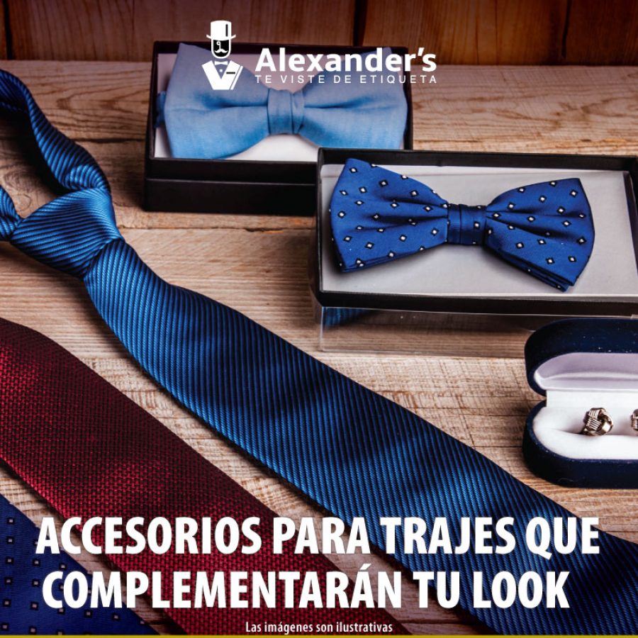 Accesorios para trajes que complementarán tu look