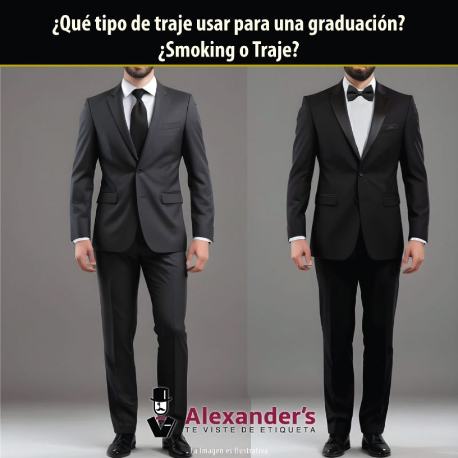 ¿Qué tipo de traje usar para una graduación, Smoking o Traje?